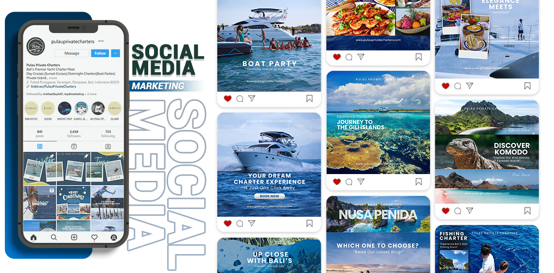 SEO Services & Social Media Management - Pulau Private Charters