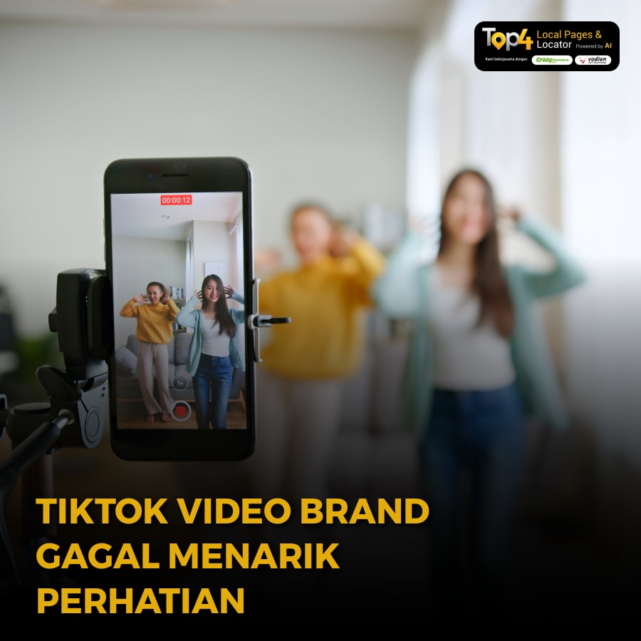 TikTok Video Brand Gagal Menarik Perhatian