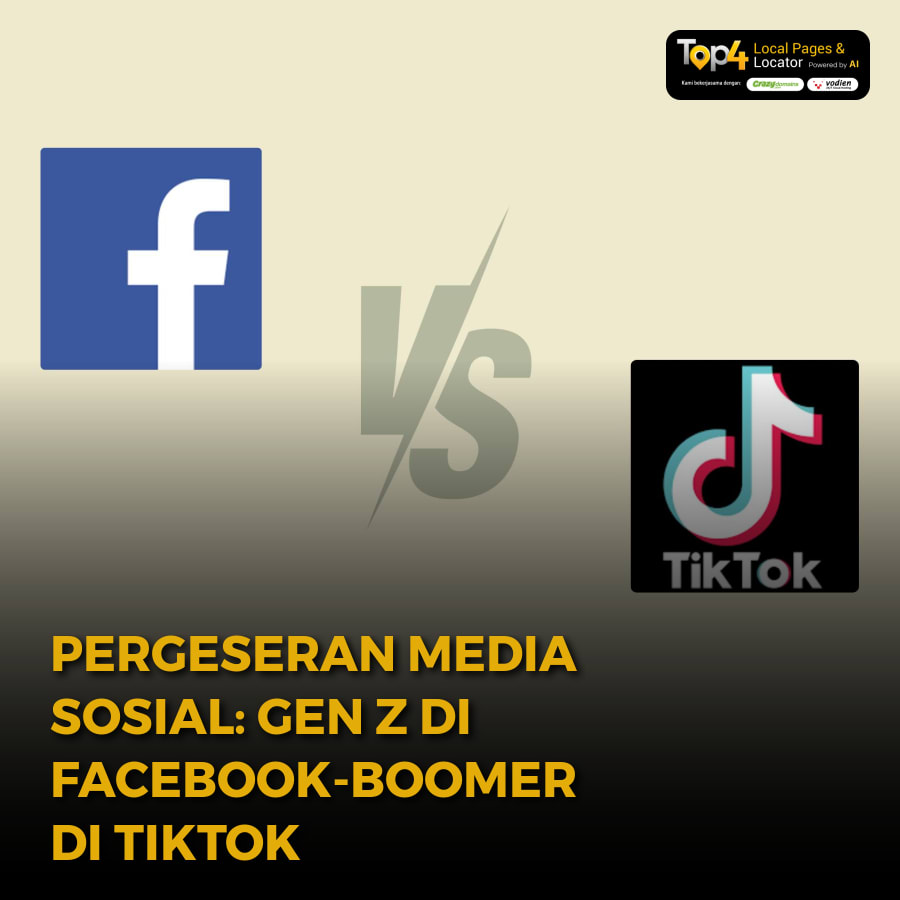 Pergeseran Media Sosial: Gen Z di Facebook, Boomer di TikTok