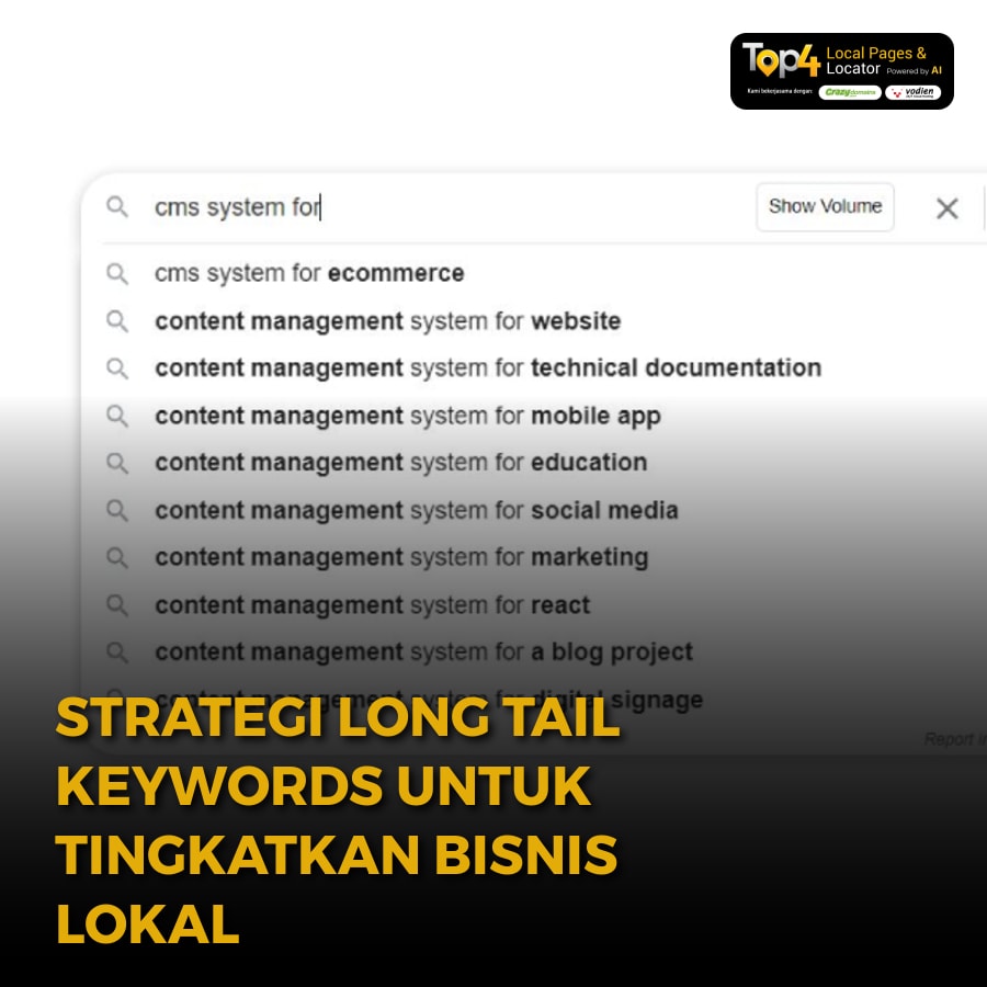 Strategi Long Tail Keywords untuk Tingkatkan Bisnis Lokal